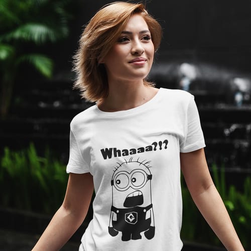 Дамска лятна тениска - "Whaaaaat?"