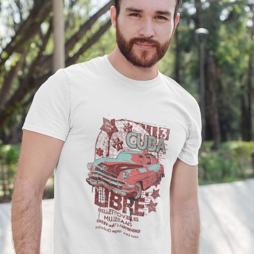 Мъжка лятна тениска - Cuba Libre