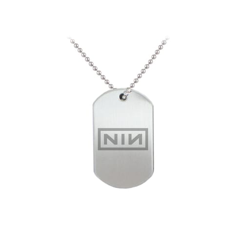 Унисекс военна плочка Уникални подаръци Nine Inch Nails 03010034, гравирана