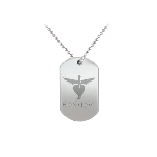 Унисекс военна плочка Уникални подаръци Bon Jovi 03010047, гравирана