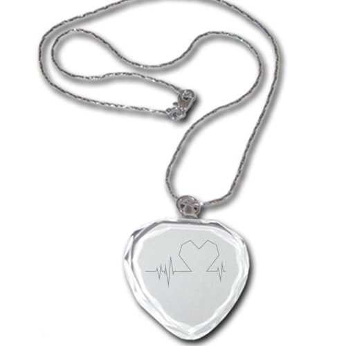 Кристално колие Heartbeat Уникални подаръци 5010012, сърце