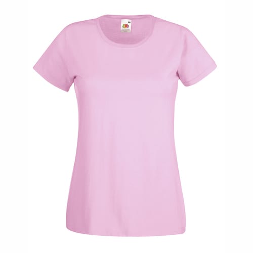 Дамска памучна тениска, розова