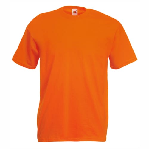 Мъжка памучна тениска, оранжева