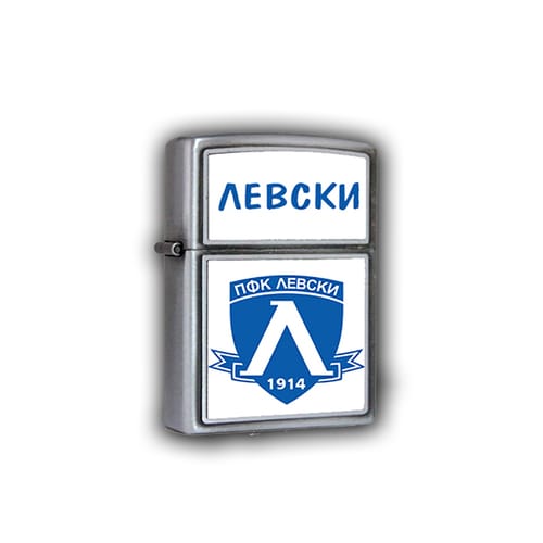 Запалка със снимка, сребриста с две полета за печат