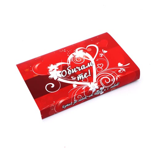 Шоколадови бонбони Toffifee кутия 30 бонбона "Обичам те!"