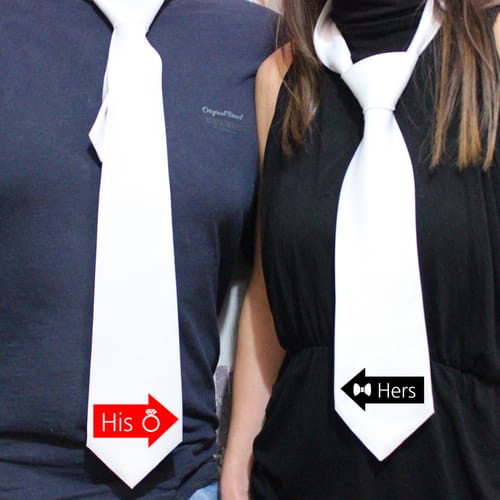 Комплект вратовръзки за двойки, вариант 5