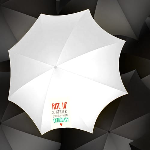 Сгъваем чадър с интересен надпис, дизайн 31