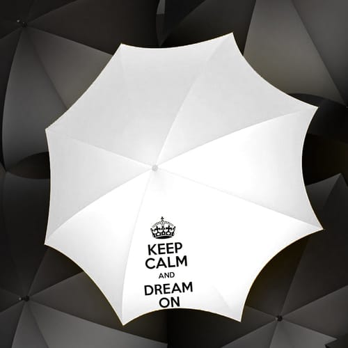 Сгъваем чадър с интересен надпис, дизайн 40
