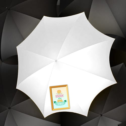 Сгъваем чадър с интересен надпис, дизайн 43