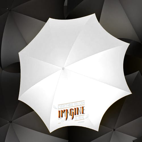 Сгъваем чадър с интересен надпис, дизайн 44