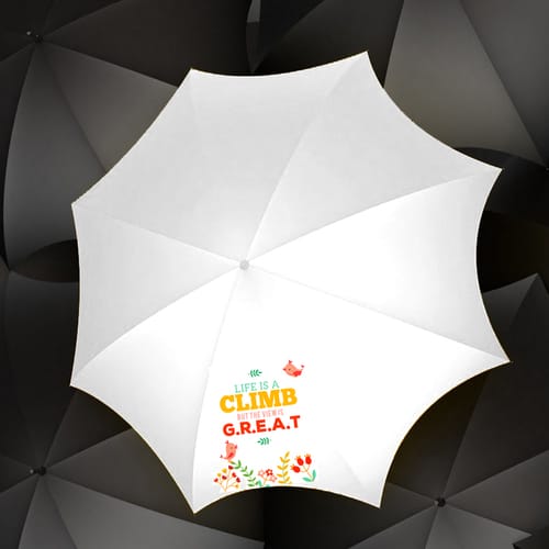 Сгъваем чадър с интересен надпис, дизайн 48