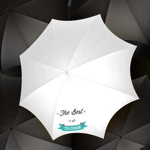 Сгъваем чадър с интересен надпис, дизайн 49