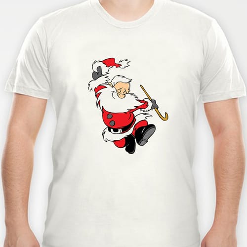 Коледна тениска със забавен дизайн, модел 29