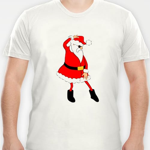 Коледна тениска със забавен дизайн, модел 4