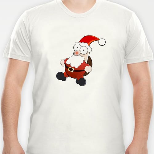 Коледна тениска със забавен дизайн, модел 3