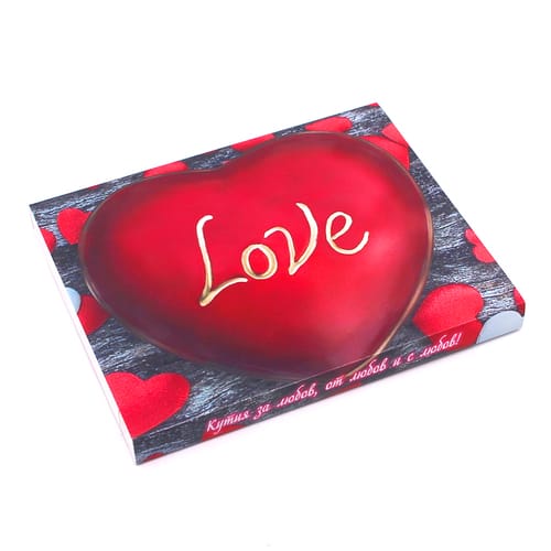 Шоколадови бонбони Toffifee кутия 30 бонбона "Свети Валентин" вариант 4