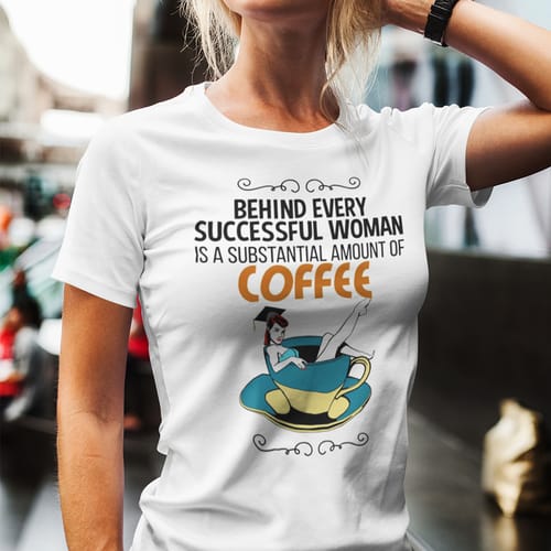Тениска за 8 Март с текст: Coffee