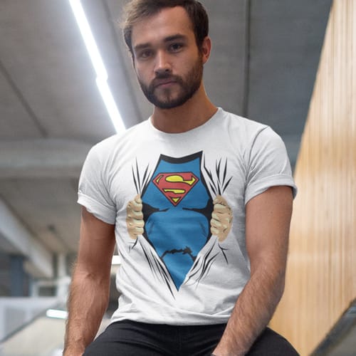 Мъжка лятна тениска - Superman