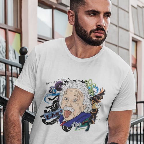 Мъжка лятна тениска - Айнщайн
