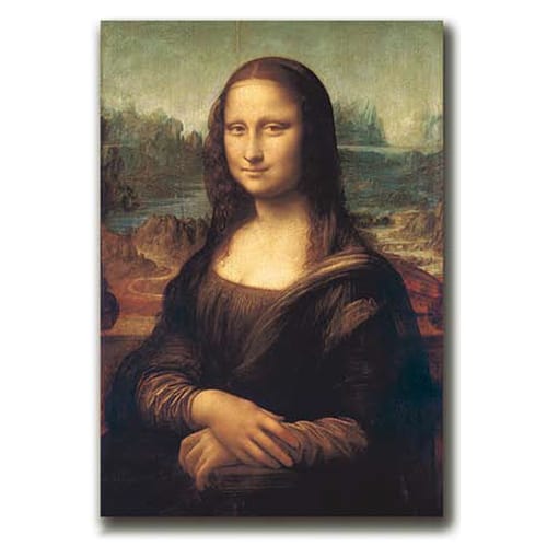 Мона Лиза, Леонардо Да Винчи - печатна репродукция