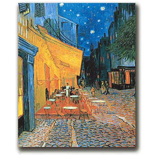 The Cafe Terrace on the Place du Forum in Arles, Винсент Ван Гог - печатна репродукция