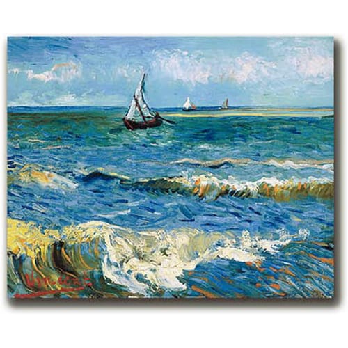 Лодки в морето, Винсент Ван Гог - печатна репродукция