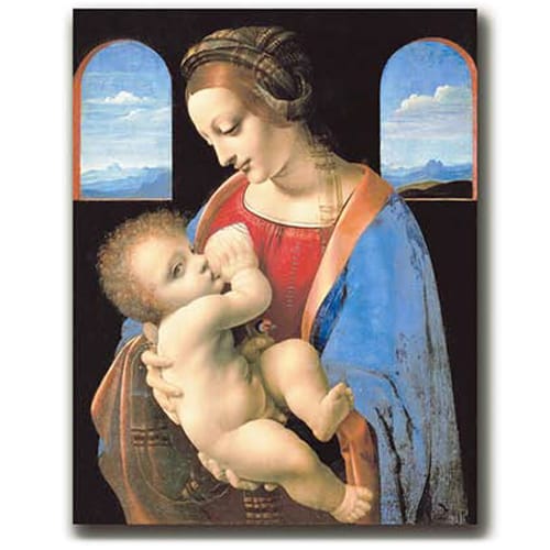 Мадона Лита, Леонардо Да Винчи - печатна репродукция
