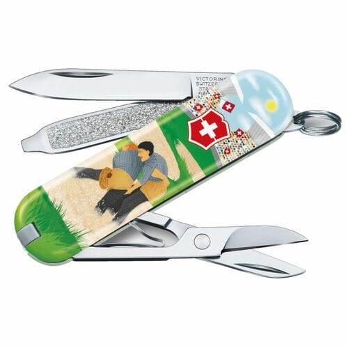 Швейцарски джобен нож Victorinox Classic LE 2020 Swiss Wrestling