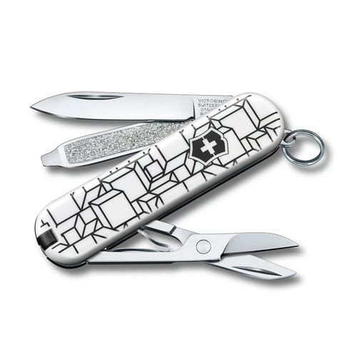 Швейцарски джобен нож Victorinox Classic LE 2021 Cubic Illusion
