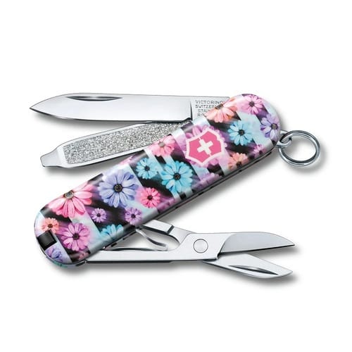Швейцарски джобен нож Victorinox Classic LE 2021 Dynamic Floral