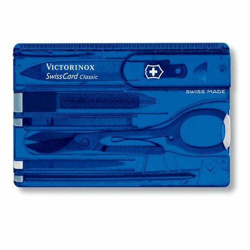 Швейцарски джобен нож-карта Victorinox SwissCard Sapphire