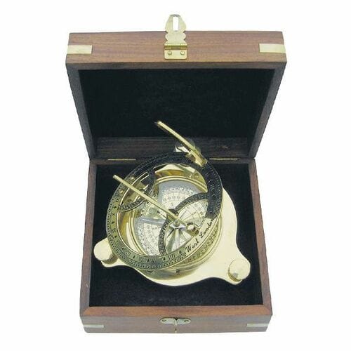 Компас сувенир "Sea Club Sundial", в луксозна дървена кутия