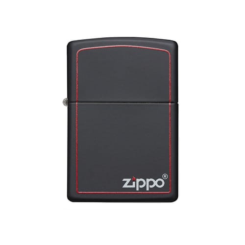 Запалка Zippo Classic Black and Red Boarder