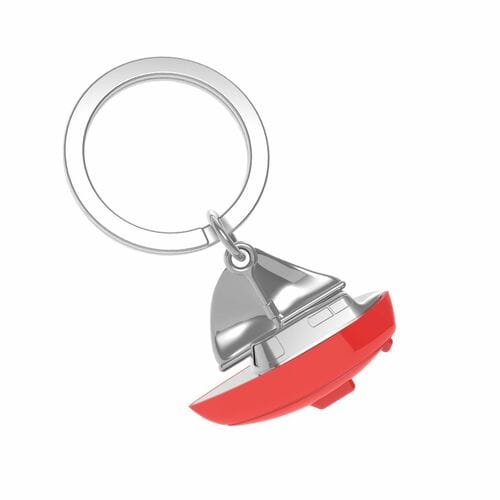 Ключодържател платноходка Metalmorphose,Sailing boat - Red
