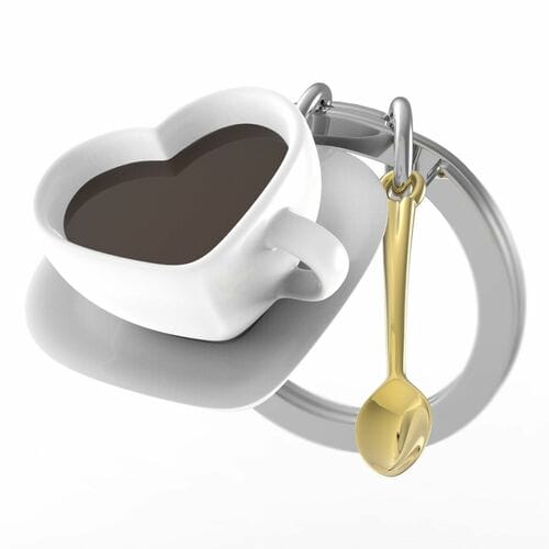 Ключодържател кафе Metalmorphose, Heart coffee cup
