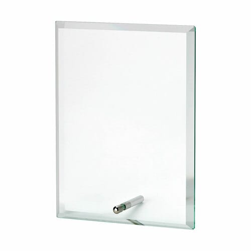 Гравиран стъклен плакет 15 x 20 см / W303