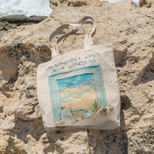 Текстилна чанта Miso с текст: "Заведи ме на море"