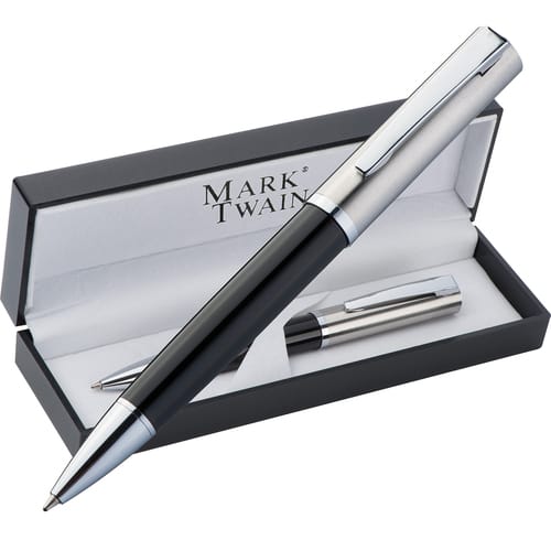 Химикалка Mark Twain в кутия, гравирана по Ваша идея 2245