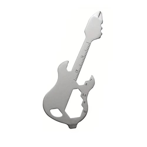 🔧Мултифункционален инструмент 🛠️ сребриста кирата 🎸