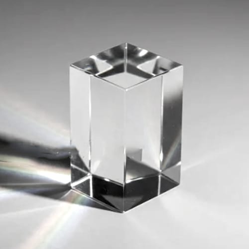 Кристална правоъгълна призма за гравиране 38×38×57 мм✨ 