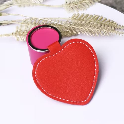Кожен ключодържател червено сърце ❤️