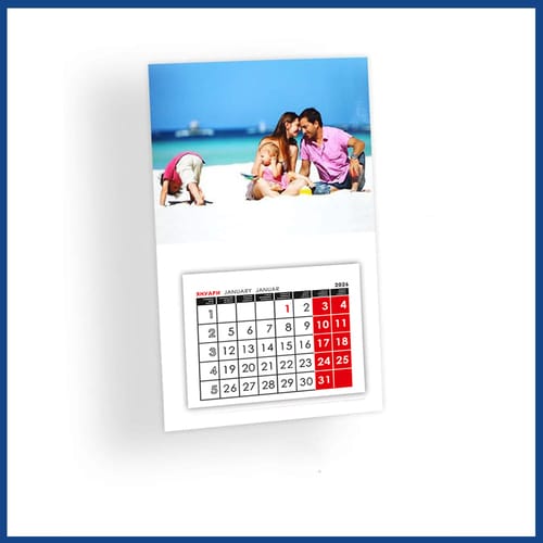 Календарче за хладилник с магнитен гръб за 2026 г.