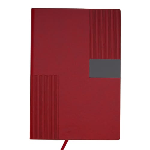 Бележник с термо кожа и метална плочка