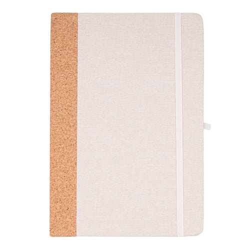 Бележник текстил и корк, размер А5 
