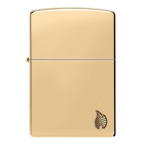 Запалка Zippo - Armor® High Polish Brass Flame Design