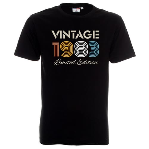 Тениска с надпис "Vintage..... limited edition"