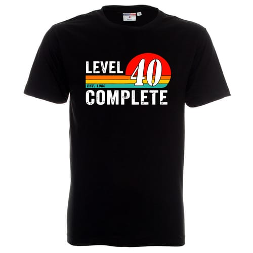 Тениска с надпис " Level.... Complete"