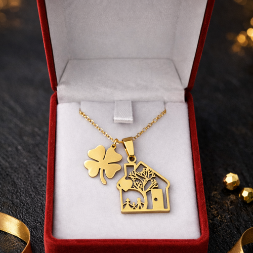 🏡Колие „Дом и семейство“ – символ на уют, любов и принадлежност