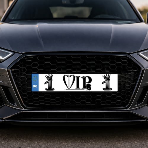 🎓Номер за кола с надпис "VIP"| стилен финал на абитуриентската вечер