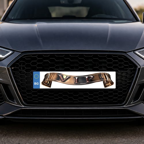 🎓Номер за кола с надпис "VIP"| стилен финал на абитуриентската вечер